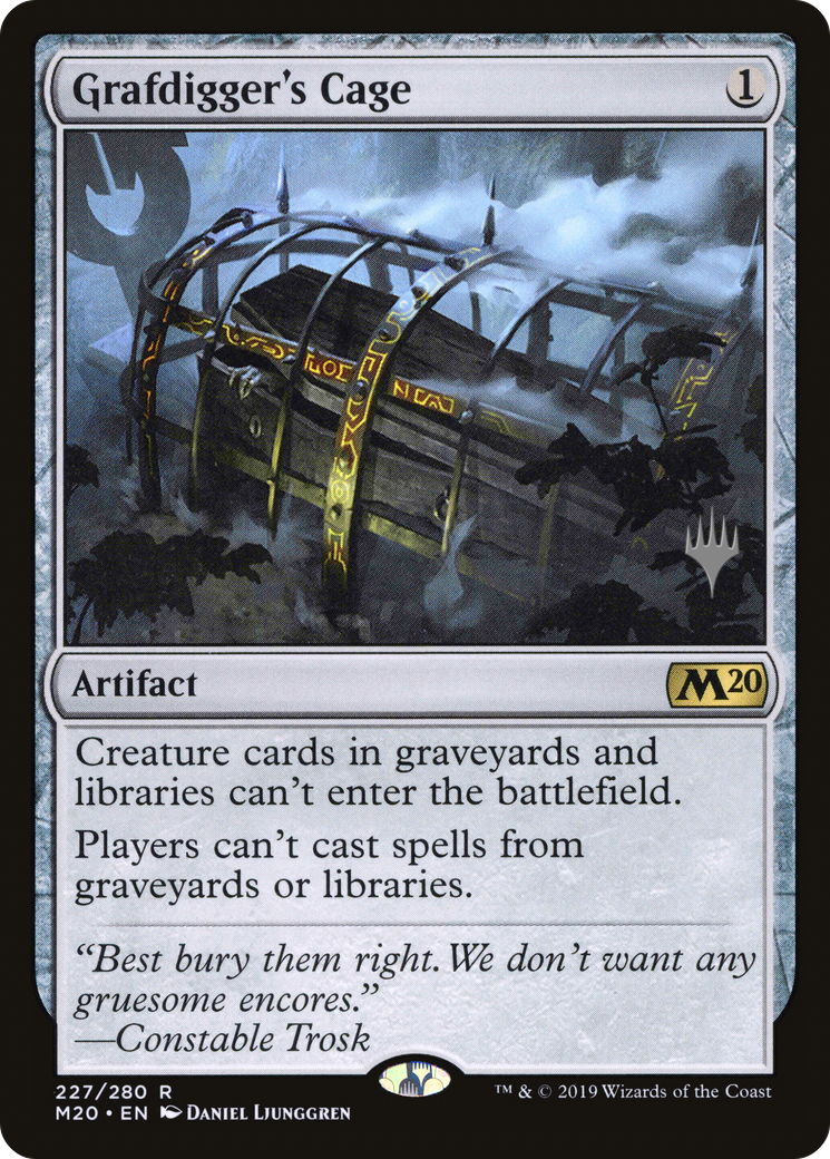 Grafdigger's Cage (PPM20-227P) - Core Set 2020 Promos (Promo Pack) Foil