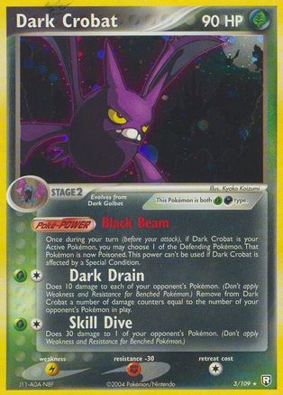 Dark Crobat - 003/109 - Team Rocket Returns Normal - Holo Rare