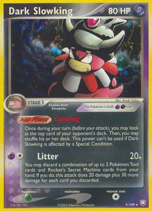 Dark Slowking - 009/109 - Team Rocket Returns Normal - Holo Rare