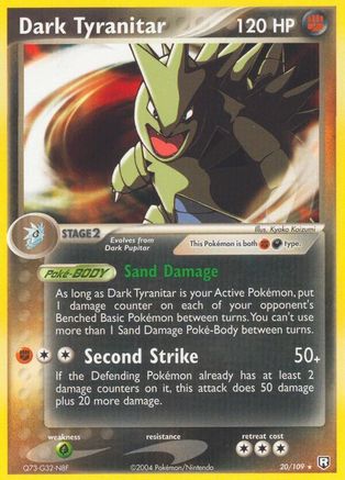 Dark Tyranitar - 020/109 - Team Rocket Returns Normal