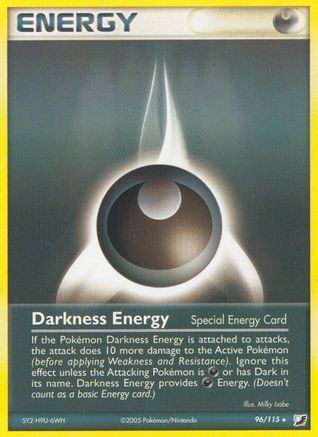 Darkness Energy (Special) - 096/115 - Unseen Forces Reverse Holofoil