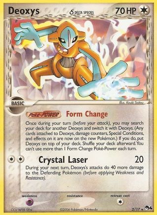 Deoxys (Delta Species) 002/017 - POP Series 4 Normal - Rare