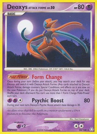 Deoxys Attack Forme (24/146) - Legends Awakened - Rare