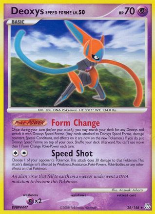 Deoxys Speed Forme (26/146) - Legends Awakened - Rare