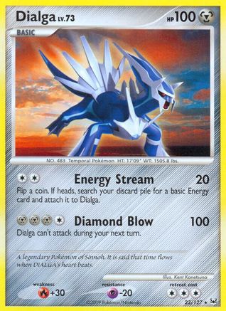 Dialga (23) 023 - Platinum Normal - Rare