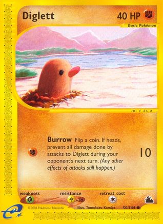 Diglett 050 - Skyridge Normal - Common