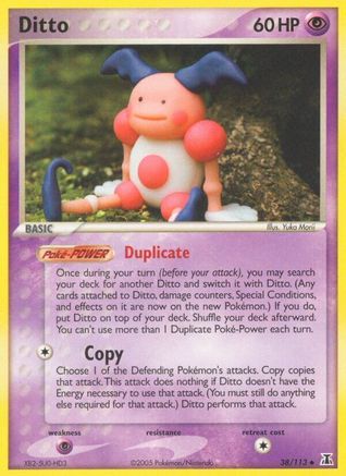 Ditto - 038/113 (Mr. Mime) - Delta Species Normal