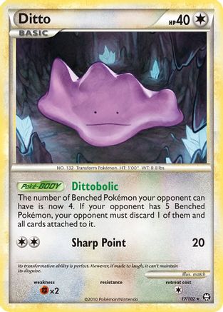 Ditto - 017/102 - Triumphant Reverse Holofoil