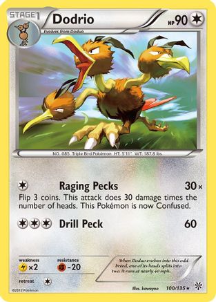 Dodrio (100/135) - Plasma Storm - Rare