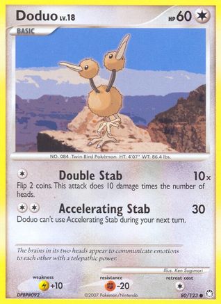 Doduo - 080/123 - Mysterious Treasures Normal