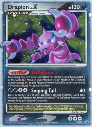 Drapion LV.X 123 - Platinum Holofoil - Ultra Rare