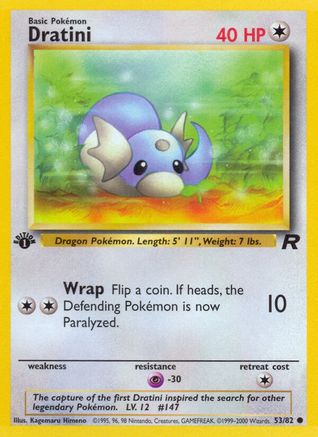 Dratini 053/082 - Team Rocket 1st Edition - Common