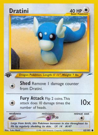 Dratini 063/105 - Neo Destiny 1st Edition - Common