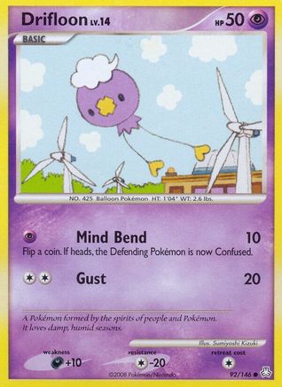 Drifloon 092 - Legends Awakened Reverse Holofoil - Common