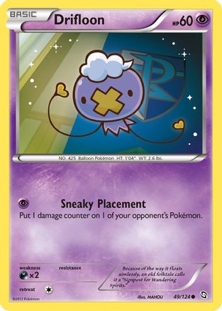 Drifloon (49) 049 - Dragons Exalted Reverse Holofoil - Common