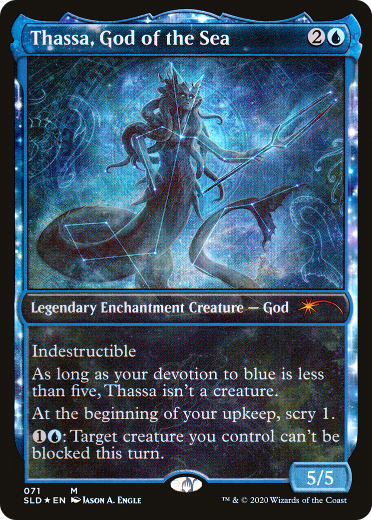 Thassa, God of the Sea (SLD-071) - Secret Lair Drop: (Showcase) Foil