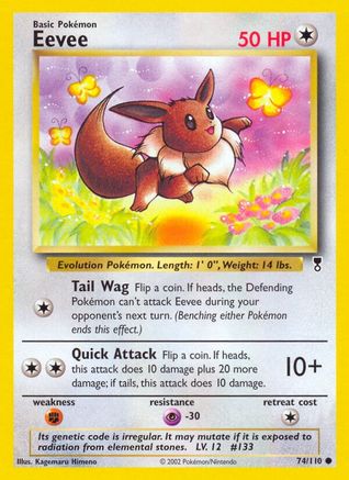 Eevee 074/110 - Legendary Collection Reverse Holofoil - Common
