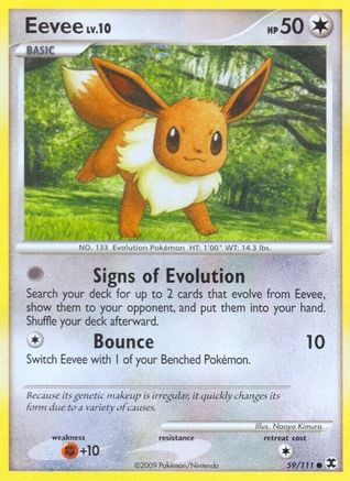 Eevee - 059/111 - Rising Rivals Reverse Holofoil