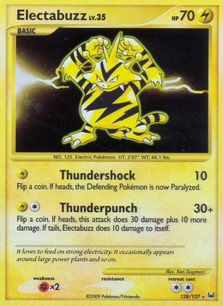 Electabuzz 128 - Platinum Holofoil - Secret Rare