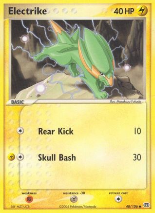 Electrike - 048/106 - Emerald Reverse Holofoil
