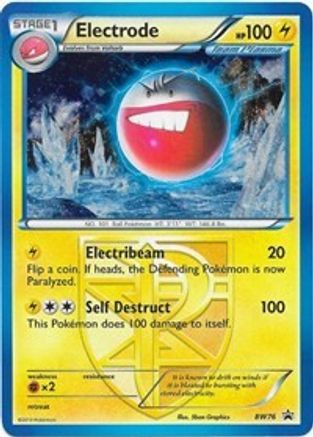 Electrode (Team Plasma) BW76 - Black and White Promos Holofoil - Promo