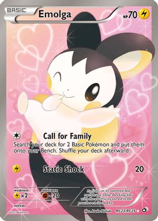 Emolga (Full Art) RC23/RC25 - Legendary Treasures Radiant Collection Holofoil - Ultra Rare
