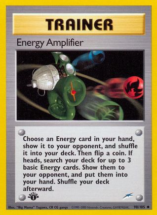 Energy Amplifier 098/105 - Neo Destiny 1st Edition - Uncommon