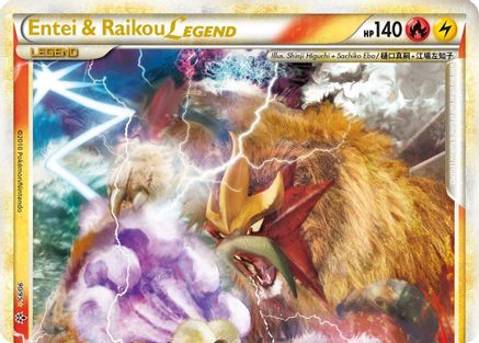 Entei & Raikou Legend (top) 090 - Unleashed Holofoil - Ultra Rare