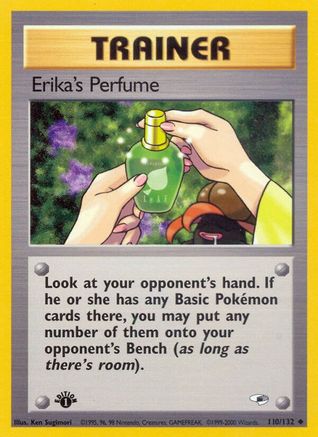 Erika's Perfume 110/132 - Gym Heroes 1st Edition - Uncommon