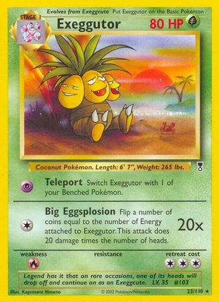 Exeggutor 023/110 - Legendary Collection Reverse Holofoil - Rare