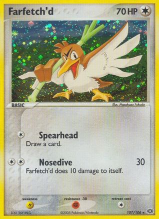 Farfetch'd (Secret Rare) - 107/106 - Emerald Holofoil