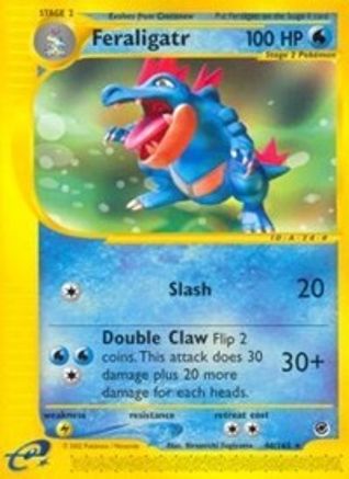 Feraligatr (46) 046/165 - Expedition Reverse Holofoil - Rare