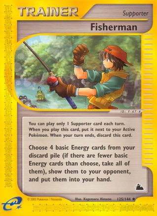 Fisherman 125 - Skyridge Reverse Holofoil - Uncommon