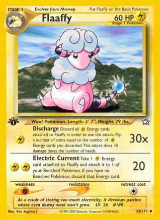 Flaaffy 034/111 - Neo Genesis 1st Edition - Uncommon