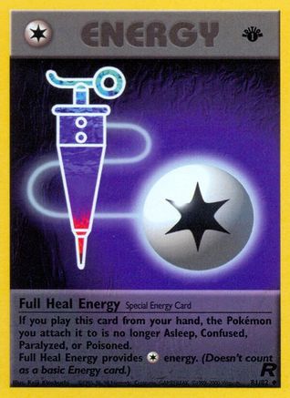 Full Heal Energy 081/082 - Team Rocket 1st Edition - Uncommon