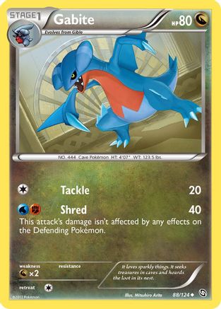 Gabite (88) 088 - Dragons Exalted Reverse Holofoil - Uncommon