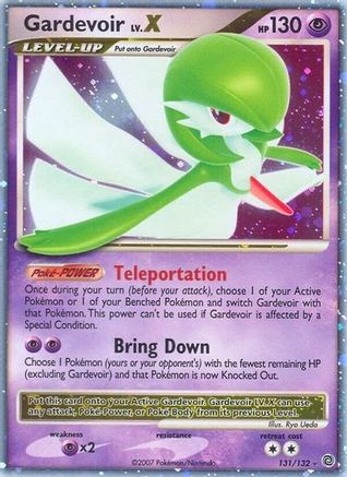 Gardevoir LV.X - 131/132 - Secret Wonders Holofoil