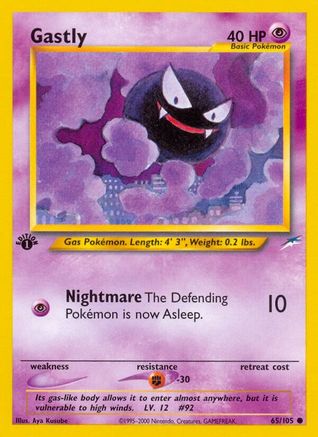 Gastly 065/105 - Neo Destiny 1st Edition - Common