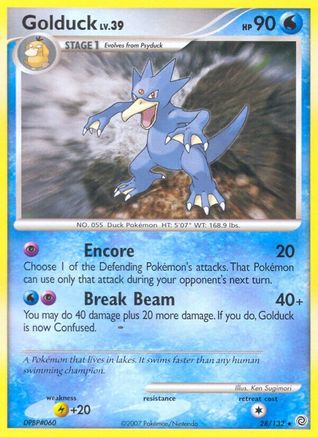 Golduck - 028/132 - Secret Wonders Reverse Holofoil
