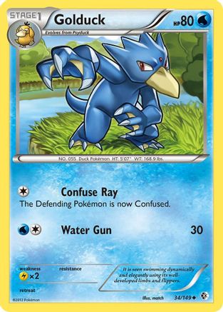 Golduck (34) - Boundaries Crossed Normal