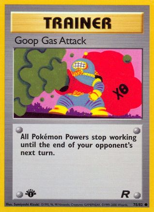 Goop Gas Attack 078/082 - Team Rocket 1st Edition - Common