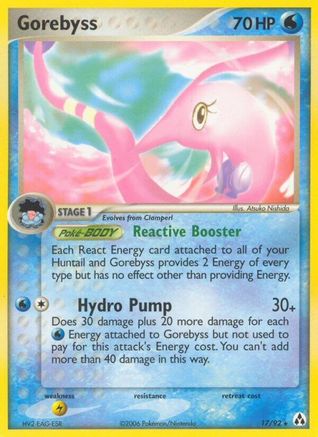 Gorebyss 017 - Legend Maker Reverse Holofoil - Rare
