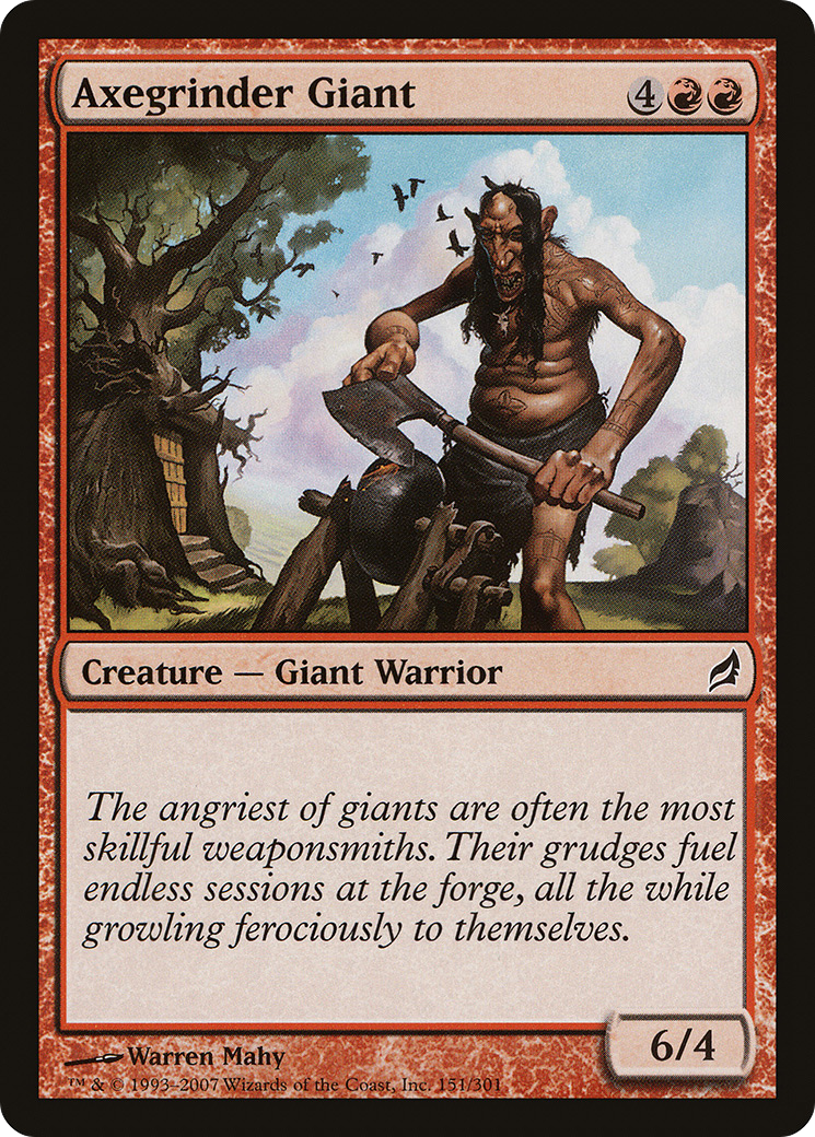 Axegrinder Giant (LRW-151) - Lorwyn Foil