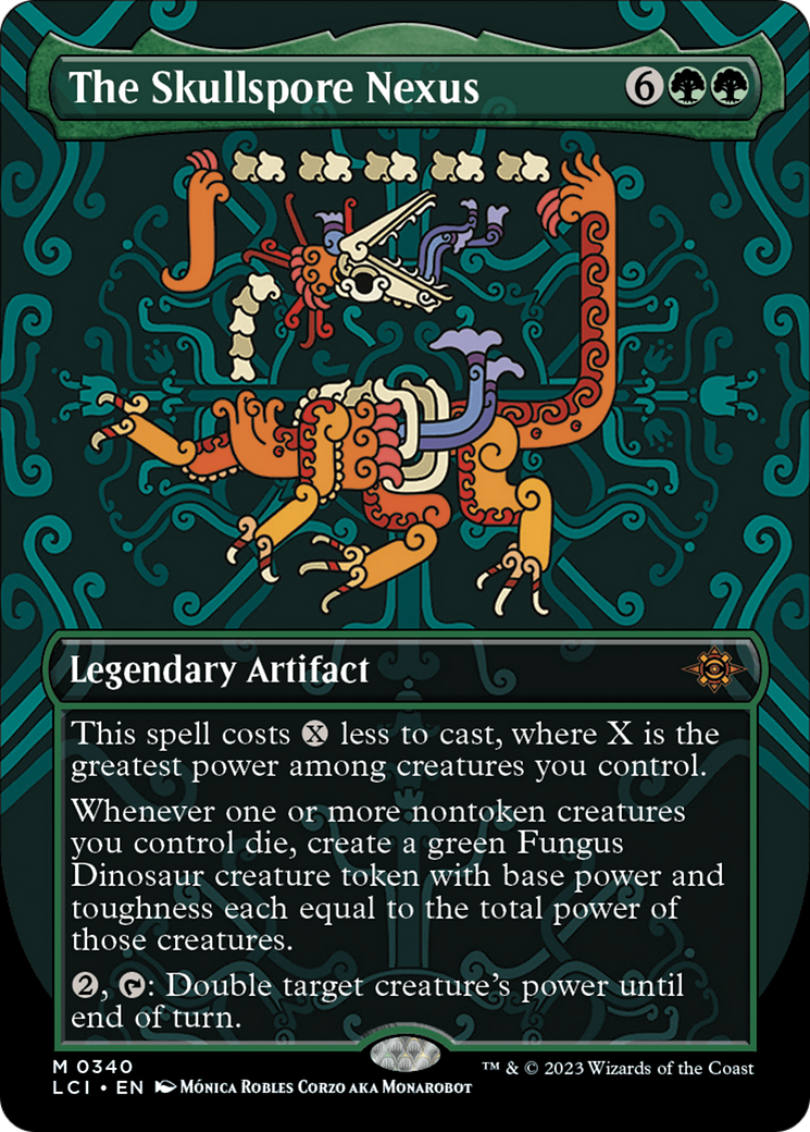The Skullspore Nexus (Borderless) (LCI-340) - The Lost Caverns of Ixalan (Borderless)