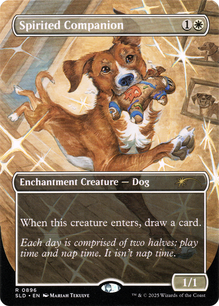 Spirited Companion (0896) (SLD-896) - Secret Lair Drop (Borderless) Foil