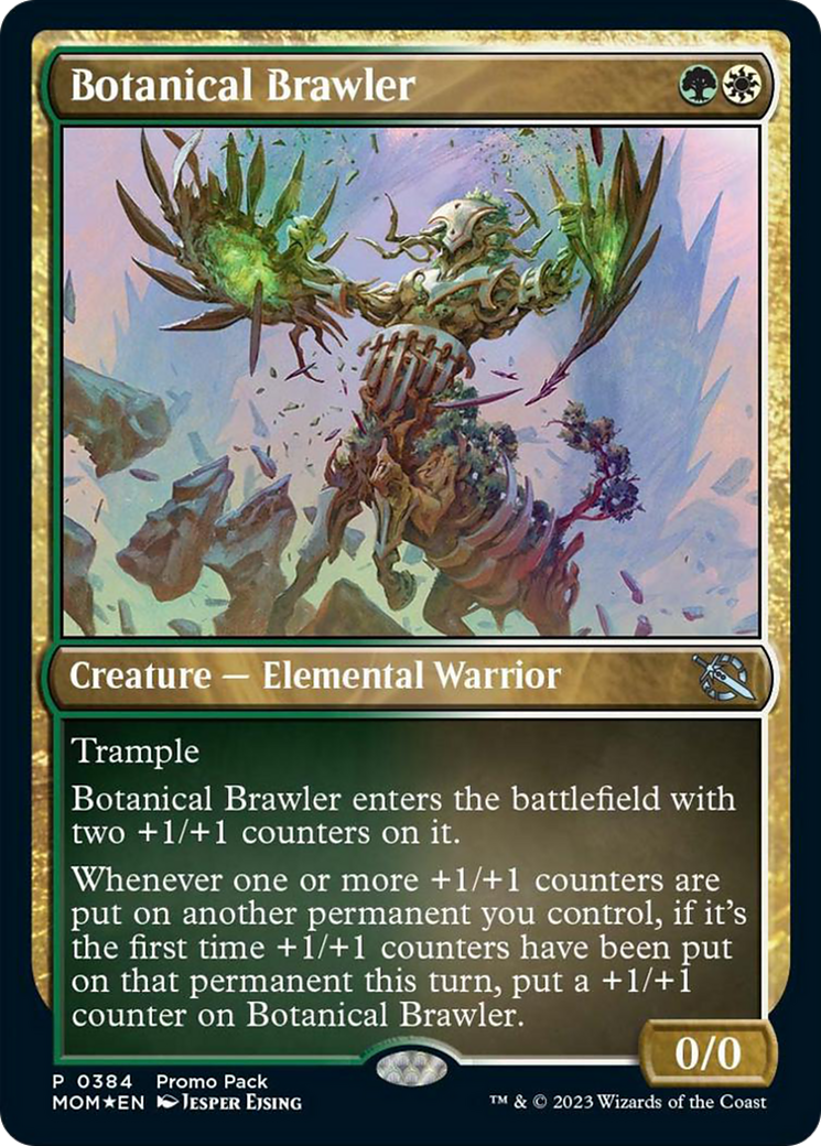 Botanical Brawler (PPMOM-384) - March of the Machine Foil (Promo Pack)