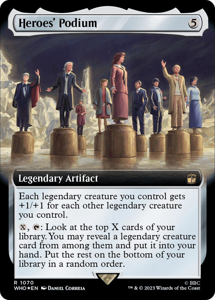 Heroes' Podium (WHO-1070) - Doctor Who: (Extended Art) Foil