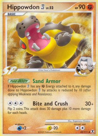 Hippowdon E4 - 042/111 - Rising Rivals Normal