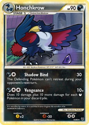 Honchkrow (16) - Undaunted Normal