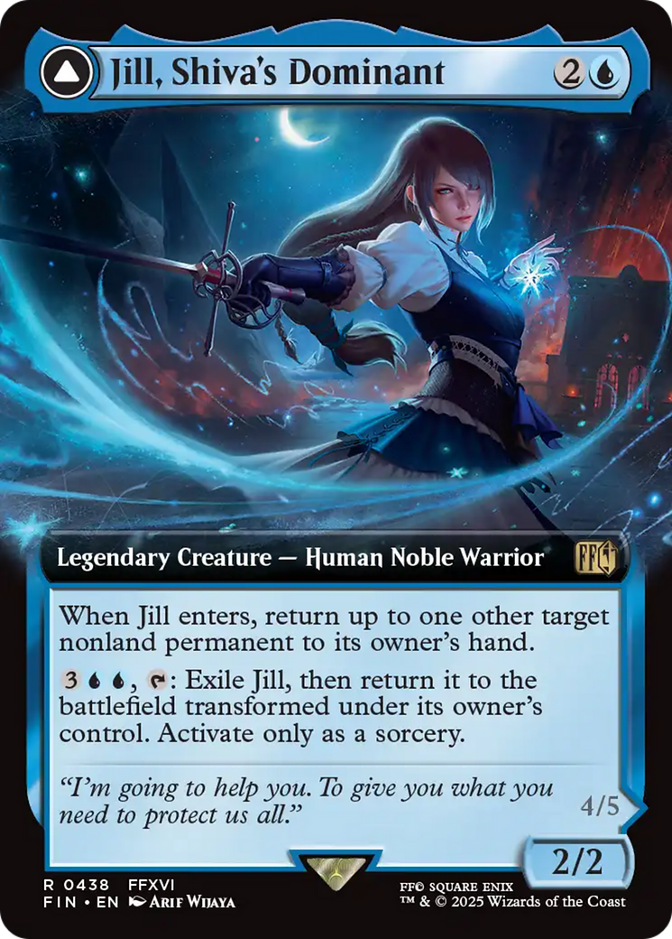 Jill, Shiva's Dominant (Extended Art) (FIN-438) - FINAL FANTASY: (Extended Art) Foil